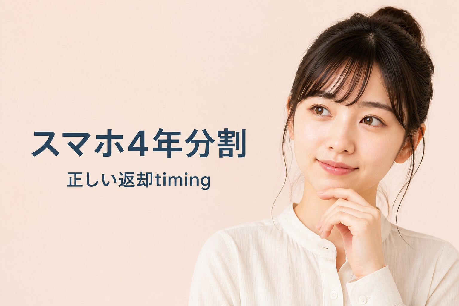 スマホの4年分割「24ヶ月で返却」は誤解でした